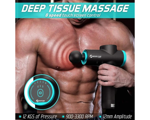 Професійний перкусійний масажер Booster M2-B (24V) для глибокого масажу м'язів