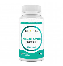Мелатонин, Melatonin, Biotus, 10 мг, 100 капсул