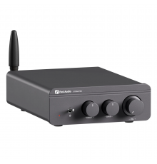 Підсилювач звуку Fosi Audio BT20A Pro gray + блок живлення 32V. Bluetooth 5.0, 2x300W