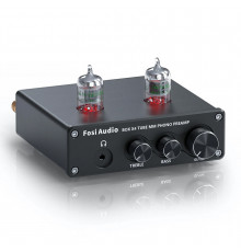 Передпідсилювач звуку Fosi Audio BOX X4 black + блок живлення 12V