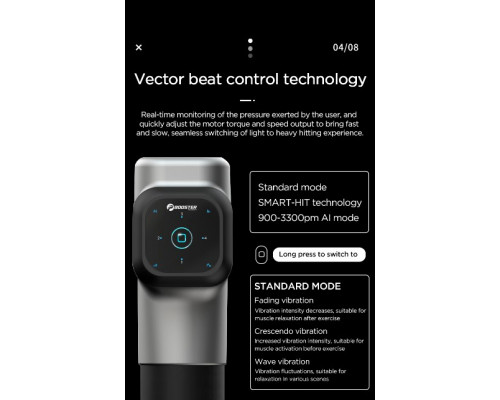 Професійний перкусійний масажер Booster M2A для м'язів і тригерних точок