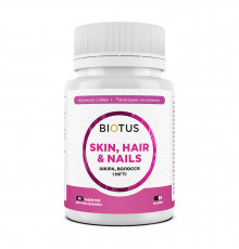 Волосы, кожа и ногти, Hair, Skin & Nails, Biotus, 30 таблеток