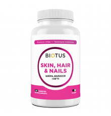 Волосы, кожа и ногти, Hair, Skin & Nails, Biotus, 120 таблеток