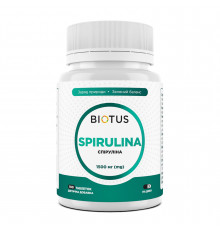 Спирулина, Spirulina, Biotus, 100 таблеток (1500 мг в трех таблетках)