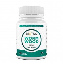 Полынь, Wormwood, Biotus, 1250 мг, 90 таблеток
