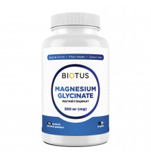 Магний глицинат, Magnesium Glycinate, Biotus, 350 мг, 120 капсул
