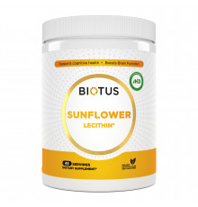 Лецитин подсолнечный, Lecithin Sunflower, Biotus, 454 г