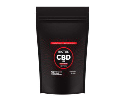 Каннабидиол, CBD Gummies, Biotus, 25 мг, 20 желейных мишек