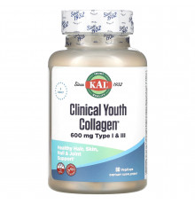 Коллаген омолаживающий, Youth Collagen, KAL, 60 вегетарианских капсул