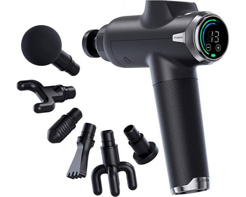 Професійний ударний перкусійний масажер Booster Fusion Black Pro чорний. Масажер для тіла.