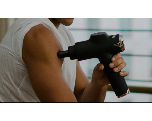 Професійний ударний перкусійний масажер Booster Fusion Black Pro чорний. Масажер для тіла.