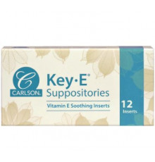 Свічки з вітаміном Е, Key E Suppositories, Carlson, 12 шт.