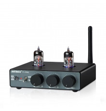 Передпідсилювач звуку AIYIMA T1 Pro black + блок живлення 12V. Bluetooth 5.1
