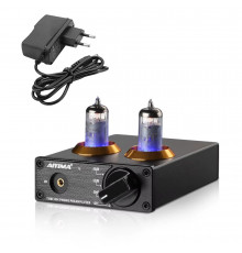 Передпідсилювач звуку-фонокоректор AIYIMA T3 black + блок живлення 12V