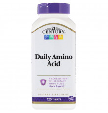 Комплекс аминокислот, Daily Amino Acid, 21st Century, 120 таб.