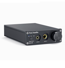 Конвертер звуку SPDIF/Coaxial на RCA/3.5/6.35 Fosi Audio DAC-Q5 black