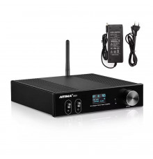 Підсилювач звуку AIYIMA D03 black + блок живлення 32V. Bluetooth 5.0, AUX, 150Wx2