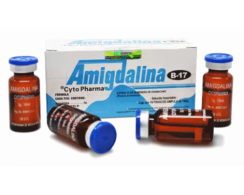 Витамин B17, Amygdalina Solucion Inyectable, CYTO, 10 флаконов по 3 грамма