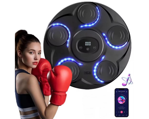 Музична боксерська груша Booster для тренувань. Інноваційні технології, Bluetooth підключення, рукавички у подарунок.