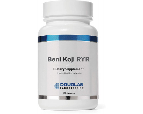 Ферментований червоний дріжджовий рис, Beni-Koji RYR, Douglas Laboratories, 120 капсул