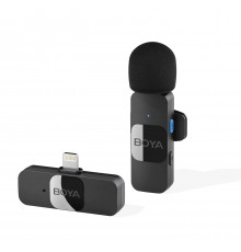 Мікрофон петличний бездротовий BOYA BY-V1 (Lightning) black