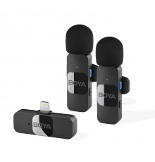 Мікрофон петличний бездротовий BOYA BY-V2 (Lightning) black