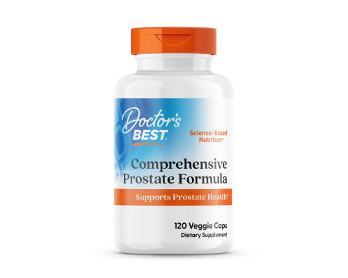 Здоровье простаты, Comprehensive Prostate Formula, Doctor's Best, комплексная формула, 120 вегетарианских капсул