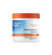 Д рибоза, D-Ribose, Doctor's Best, чистый порошок, 250 г