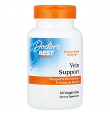 От варикоза, Vein Support, Doctor's Best, 60 капсул