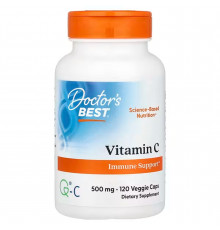 Витамин С, Vitamin C, Doctor's Best, 500 мг, 120 капсул