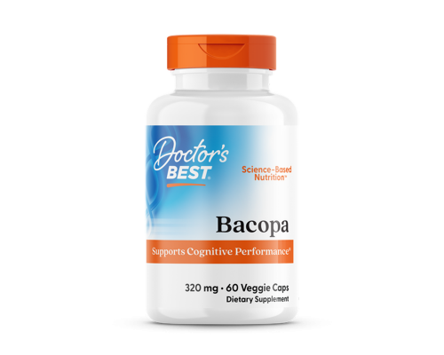 Бакопа, Bacopa With Synapsa, Doctor's Best, 320 мг, 60 капсул