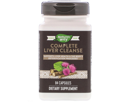 Поддержка печени, Complete Liver Cleanse, Nature's Way, 84 капсулы