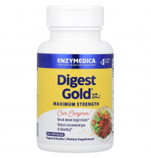 Пищеварительные ферменты, Digest Gold, Enzymedica, 90 капсул