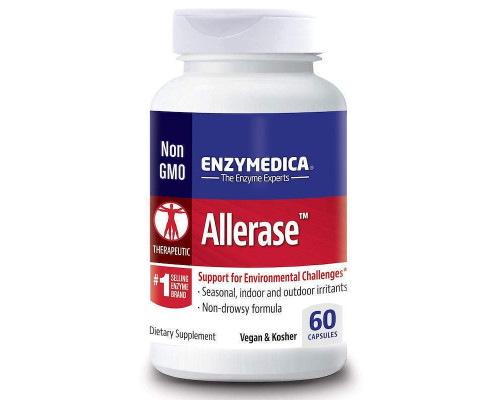 Комплекс от аллергии, Allerase, Enzymedica, 60 капсул