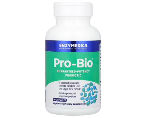 Пробиотики, Guaranteed Potency Probiotic, Enzymedica, 90 капсул