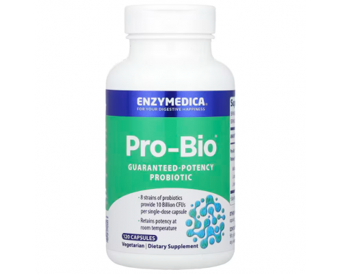 Пробиотик гарантированного действия, Guaranteed Potency Probiotic, Enzymedica, 120 капсул