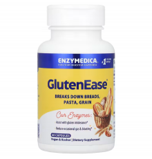 Ферменты для переваривания глютена, GlutenEase, Enzymedica, 60 капсул