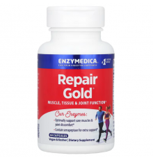 Серрапептаза для суставов, Repair Gold, Enzymedica, 60 капсул