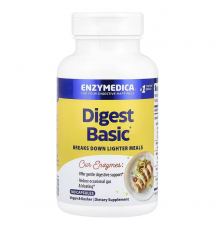 Пищеварительные ферменты, Essential Enzyme Formula, Enzymedica, 180 капсул