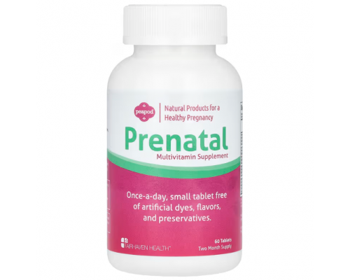 Витамины для беременных, Prenatal Mutlivitamin, Fairhaven Health, 60 таблеток