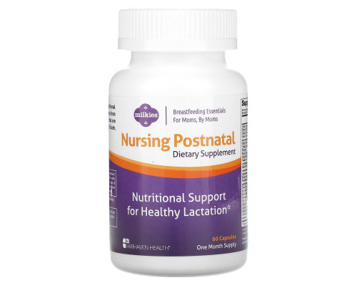 Послеродовой уход, Nursing Postnatal, Fairhaven Health, Milkies, 60 капсул