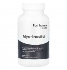 Мио-инозитол, для женщин и мужчин, Myo-Inositol, Fairhaven Health, 2000 мг, 120 капсул (500 мг в капсуле)