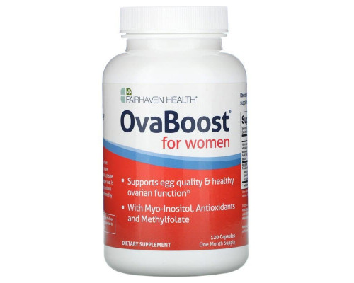 Здоровье яйцеклеток для женщин, OvaBoost, Fairhaven Health, 120 вегетарианских капсул