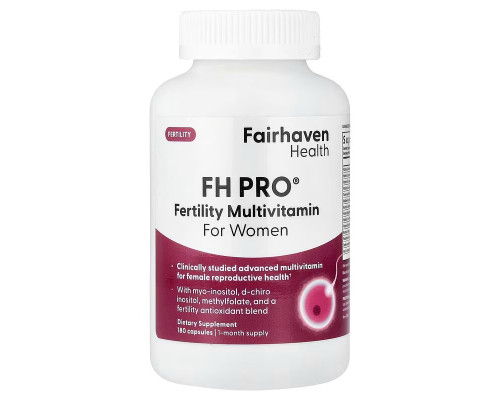 Репродуктивное здоровье женщин, FH Pro for Women, Fairhaven Health, 180 капсул