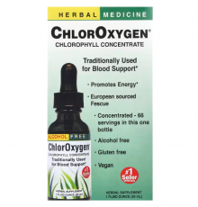 Жидкий хлорофилл, концентрат, Chlorophyll Concentrate, Herbs Etc., без спирта, 30 мл.