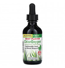 Концентрат хлорофилла, без спирта, ChlorOxygen, Herbs Etc., вкус мяты, 59 мл