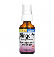 Спрей для горла успокаивающий, Singer's, Soothing Throat Spray, Herbs Etc., без спирта, профессиональный, 30 мл