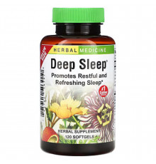 Здоровый сон, Deep Sleep, Herbs Etc., 120 капсул