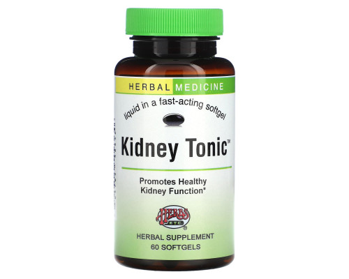 Тоник для почек, Kidney Tonic, Herbs Etc., 60 мягких таблеток