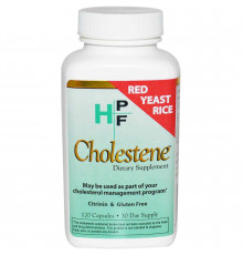 Красный дрожжевой рис, HPF, Cholestene, Healthy Origins, 120 капсул